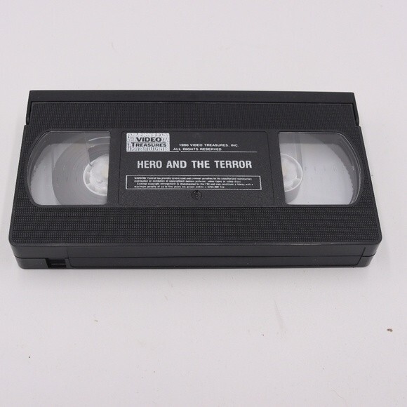 Chuck Norris Hero and the Terror Vintage VHS Tape Action Movie - Picture 3 of 6